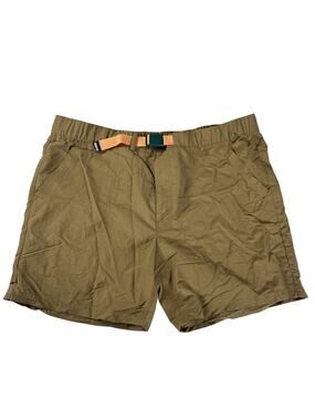 REI Co-op Mens XL Brown Athletic Shorts 38 Waist Adjustable Pull-On 7.5 Inseam